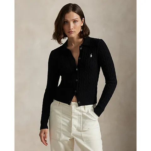 [★폴로 코리아공식, 다운로드 쿠폰+ 구매금액의 10% 적립(최대 8만H.p) 혜택★]폴로 랄프 로렌 여성 케이블 니트 코튼 카디건(WMPOSWENDW20448001) +할인쿠폰 + 최종 결제가 기준 10% 적립