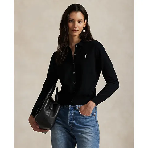 폴로 랄프 로렌 여성 폴로 칼라 버튼 카디건(WMPOSWENDW20437001)