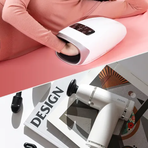 [선물세트B] 제스파 릴리 마사지건 + 에어솔루션 손마사지기