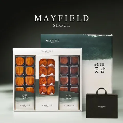 [★[26년설레는설] 10%다운쿠폰+최대10%적립 (1/22∼2/12, 적립금신청必)★][메이필드호텔][보냉가방]명산지 곶감 혼합세트(상주반건시10과+상주건시10과+흑곶감10과)1.6KG