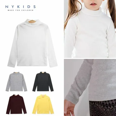 [보리보리/NY KIDS]NY KIDS 무지 반폴라 티셔츠