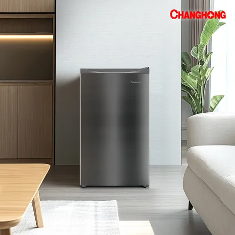 창홍 소형 냉장고 92L 1도어 메탈실버 원룸 오피스텔 HR092MSL0