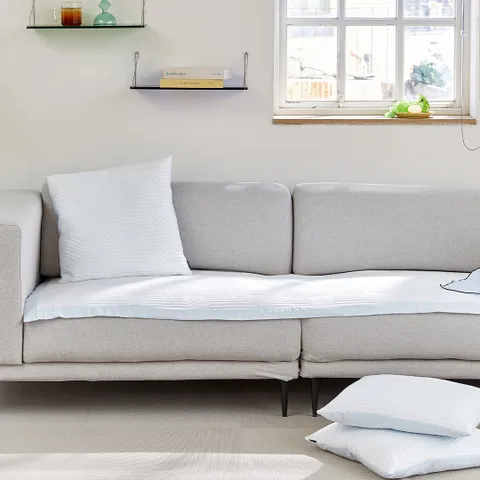 [비밀상점][파르페by알레르망][쇼파패드 4인] 쿨 듀라론 냉감 3중직 쇼파패드 (4인)