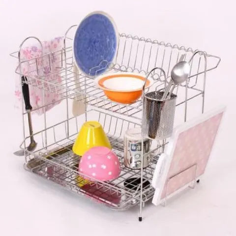 아트박스/구멍가게 고급형 스테인레스 식기 2단 DELUXE