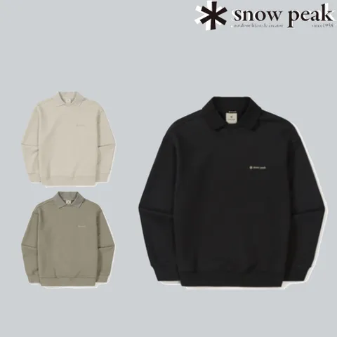 [현대백화점] 스노우피크 택가 89000 S24FWFHT67 여성 세미 크롭 카라 맨투맨 +할인쿠폰