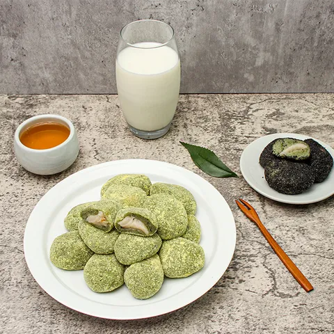 [고수록] 생모시 두텁떡 검정깨 두텁떡 40gx10개입X3봉