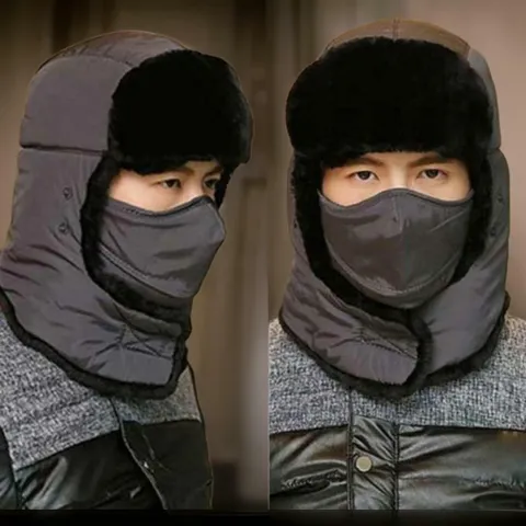 남자 방한용 코지 마스크 귀마개 폭신 모자 +할인쿠폰