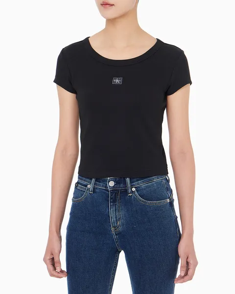 [현대백화점] [캘빈클라인진] 47C200G 여성 우븐라벨 립 베이비 티 +할인쿠폰