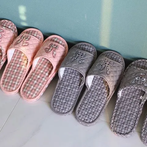 [2HOT] 뉴 고양이 토끼 3중쿠션 거실화 슬리퍼 거실슬리퍼 커플 실내화