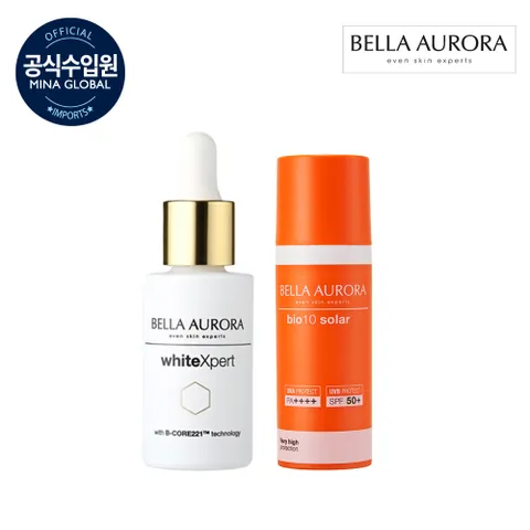 벨라오로라 화이트닝 세럼(30ml) + 바이오텐 선스크린(50ml)