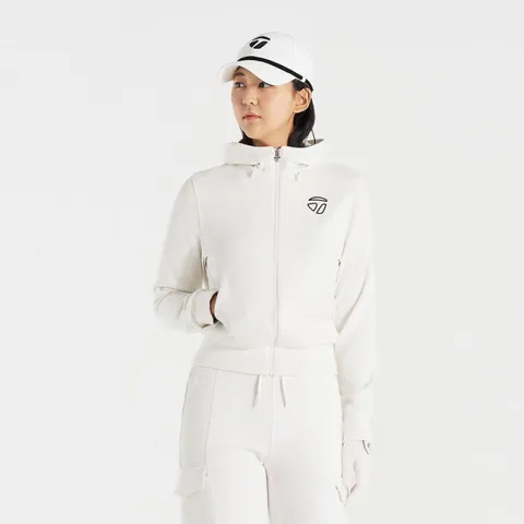 [현대백화점] [★★구매갯수별 양말증정(랜덤증정)☆][테일러메이드] 여성 셋업 후디 티셔츠 가디건 (TWTCO7743-102)