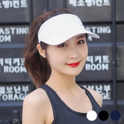 여성 패션 데일리 긴 앞챙 햇빛 차단 썬캡 모자