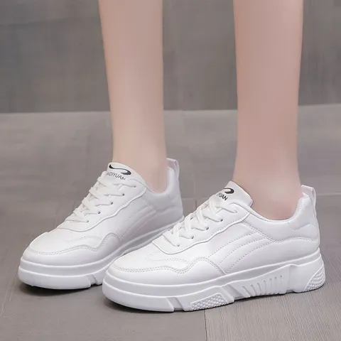 [쉬즈너리]여성스니커즈 화이트운동화 흰운동화 단화 플랫2003