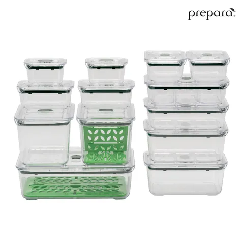 [프리파라] 브루클린 스마트 래치락 밀폐용기 반찬통 19종 세트 +할인쿠폰