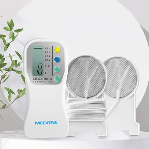 메디텍 국산 저주파 자극기 MD-102 저주파 마사지기 가정용 병원용 휴대용