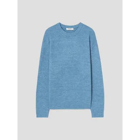 [에잇세컨즈] 기모 솔리드 라운드 니트  스카이블루 (425X51LY2Q) +할인쿠폰