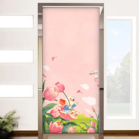 아트박스/꾸밈 pk332-아기쥐의사계절(봄)_현관문시트지