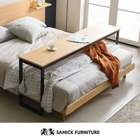 [삼익가구]오크 다용도 베드테이블(퀸) +할인쿠폰