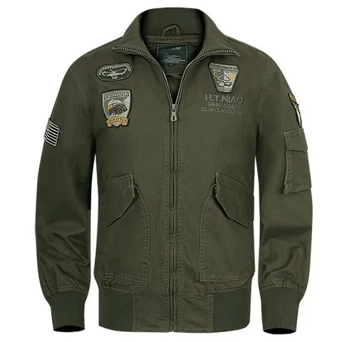 [하프클럽/디바옴므]하이넥 USA 이글와팬 워싱 야상 자켓 점퍼