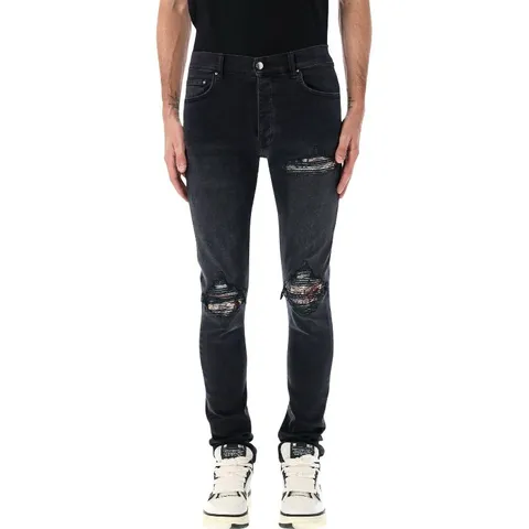 [해외배송][아미리] 크레인 MX-1 디스트레스드 니 슬림 진 AMDNSY1172 DB +할인쿠폰