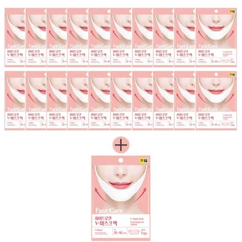 하이드로겔 리프팅 콜라겐 V라인 마스크팩 21팩