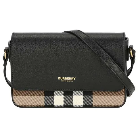 [버버리] 햄프셔 체크 크로스백 
