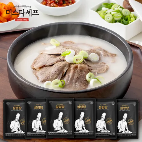 미스타셰프 설렁탕 600g x 6팩