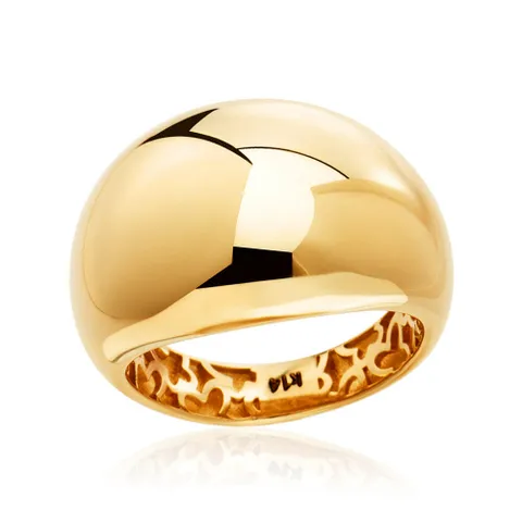 [비앤비골드] 14K 빅라운드 럭스 볼륨 볼드 반지 IGR40675