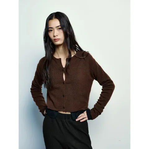 [에잇세컨즈] 크롭 카디건  브릭 (35595ALY1C) +할인쿠폰