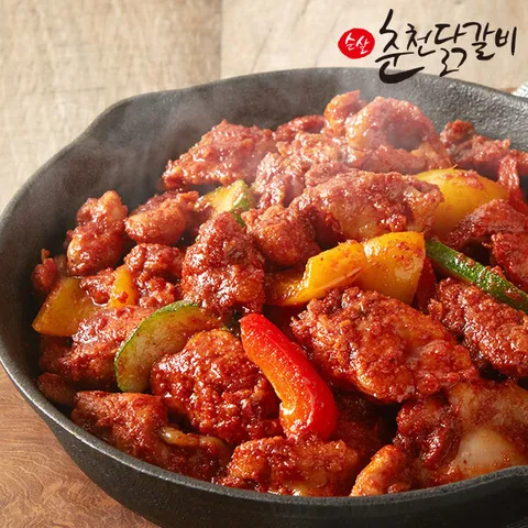 [춘천닭갈비]국내산 닭으로 만든 순살 춘천닭갈비 500 x 7팩