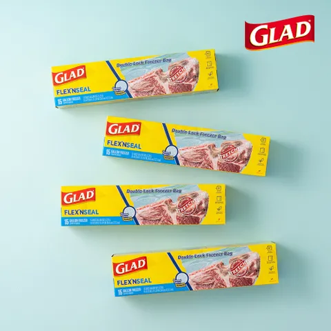 [글래드] 늘어나는 매직백 냉동 대형 15매 4개 세트