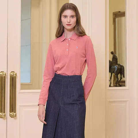 [U.S. POLO ASSN.] USPA 여성 PQ 카라티셔츠 3종 +무이자5개월