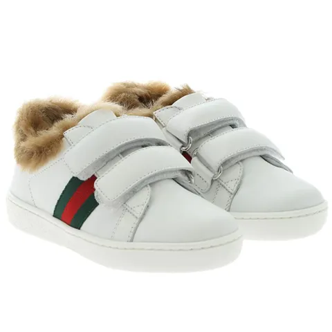 [구찌] 11주년 여성 퍼 라인드 웹스니커즈 526163 0IIL0 9067 +할인쿠폰