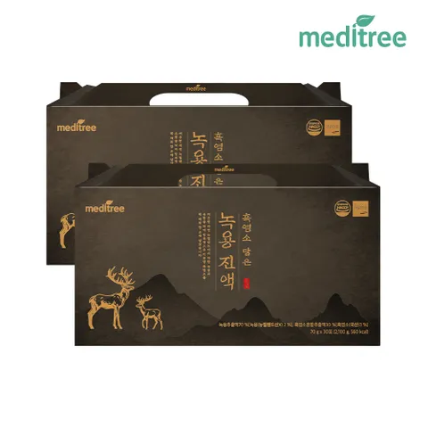 메디트리 흑염소 담은 생 녹용진액 2박스(60포)