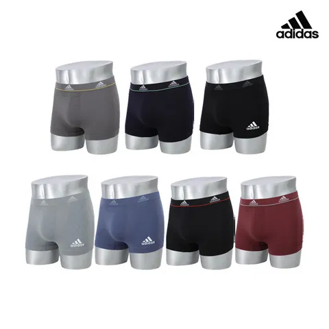 [비밀상점] [아디다스] 퍼포먼스 볼륨 남성 심리스 드로즈 6+1 패키지 - 현대Hmall