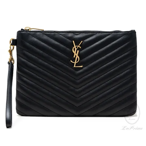 [SAINT LAURENT/생로랑] 마틀라세 모노그램 클러치 379039-CWU01-1000