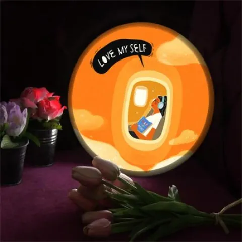 아트박스/꾸밈 nw106-LED액자25R_러브마이셀프