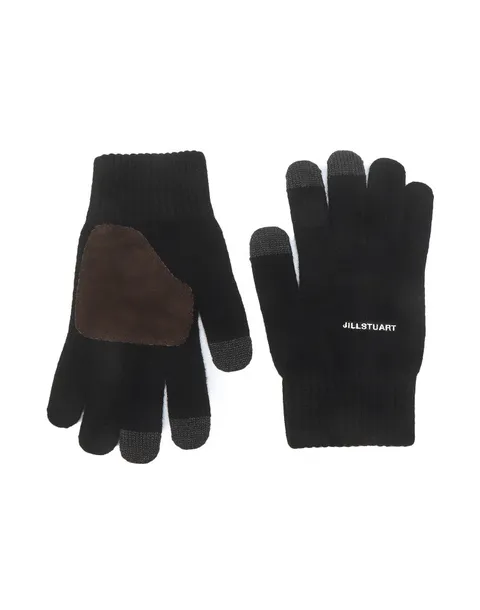 [현대백화점] [질스튜어트ACC] 블랙 로고자수 울캐시미어혼방 스마트터치 남자장갑 JUGV5F701BK +할인쿠폰(*선물포장(쇼핑백동봉)은배송메세지란에남겨주세요*)