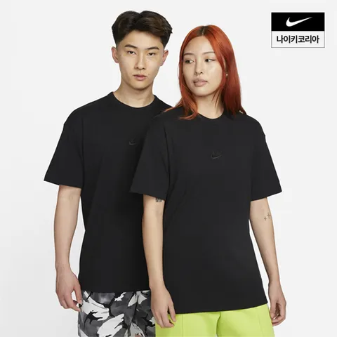 [현대백화점] [ 현대백화점 나이키 공식 판매처][나이키] NSW 프리미엄 에센셜 티셔츠 NIKE DO7393-010