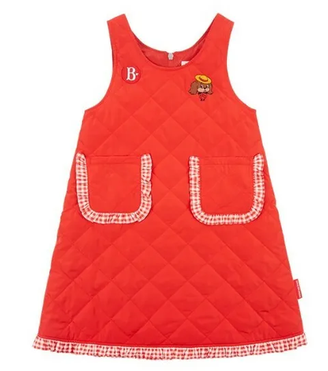 [현대백화점] 베베드피노_BP44OP446_ 레이첼 퀼팅 프릴 드레스