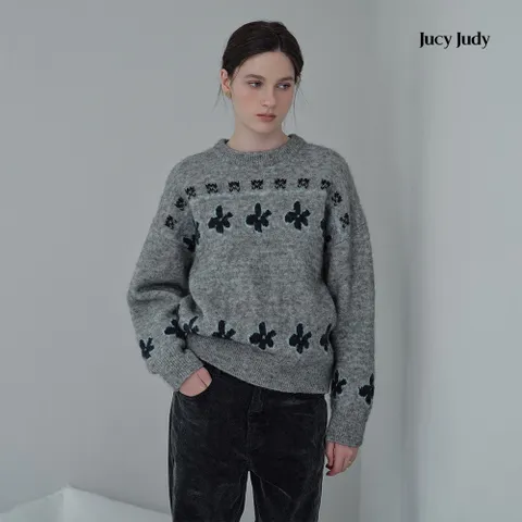 [쥬시쥬디] 플라워자가드니트풀오버 JZKT721I +할인쿠폰