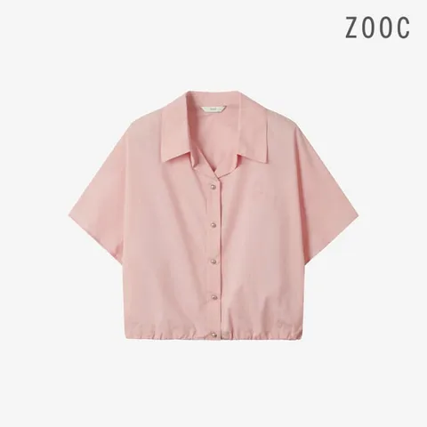 [ZOOC] ZOOC 로고 엠브로이더리 블루종 셔츠 PK_V252MSC939 +할인쿠폰