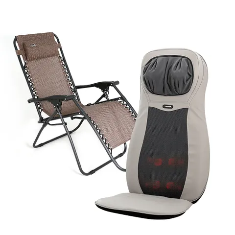 [제스파] 리얼맥스업 등허리 의자형 안마기 마사지기 의자 셋트 ZP743ECH - 현대Hmall