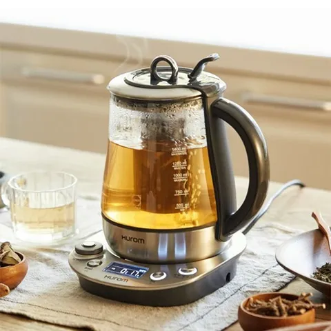 [HUROM] 휴롬 티마스터 프리미엄 LCD타입 티포트 실버 TM-P02FSS - 현대Hmall