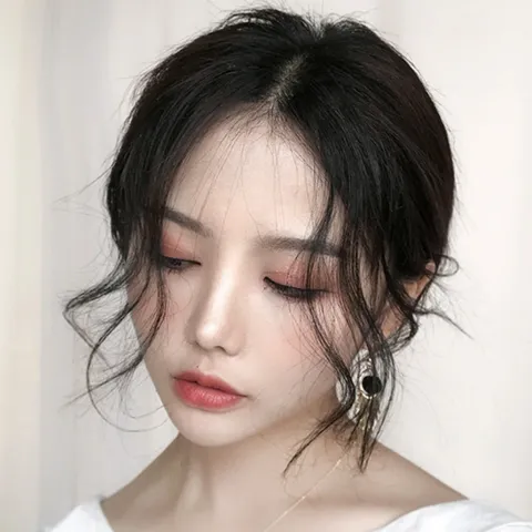 S컬 옆머리 똑딱이 부분가발 3p 여신머리 헤어피스 +할인쿠폰