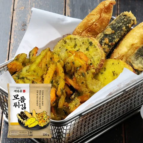 석관동떡볶이 모듬튀김 220g 
