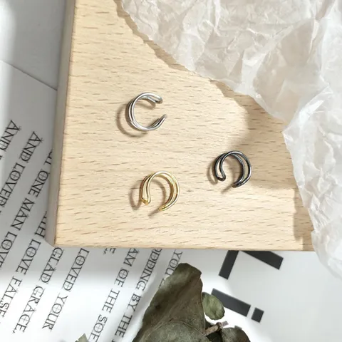 [마리엔코코]-두줄 심플 이어커프-[낱개판매]_IH