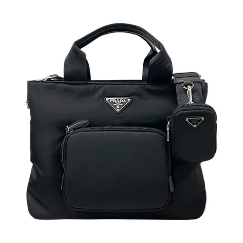 24FW 프라다 삼각 로고 패디드 리나일론 토트백 1BG354 RV44 F0002 +할인쿠폰