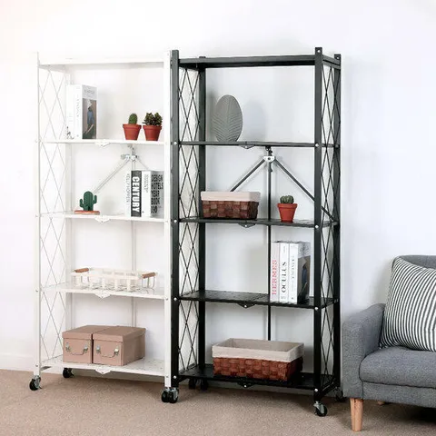 아트박스/서울리빙 원터치 철판 접이식 타공 폴딩선반 5단 무설치선반 - 현대Hmall