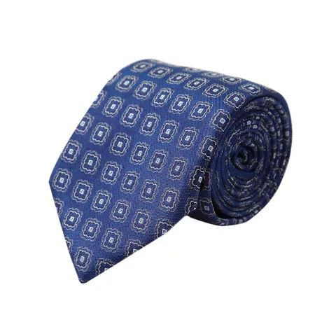 [마시모두띠] 사각무늬 패턴 타이(1207_172_400)